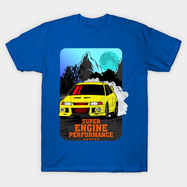 Legend Lancer Evo T-Shirt by Car_Designer